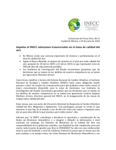 Impulsa el INECC soluciones transversales en el tema de calidad