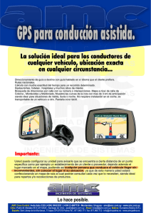 GPS para conducción asistida.