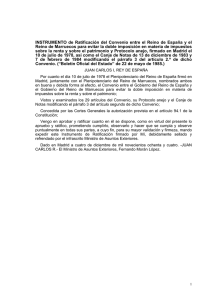 Texto Convenio Marruecos - Ministerio de Hacienda y