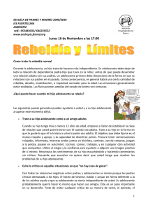 Rebeld&iacute;a y L&iacute;mites