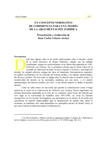pdf Un concepto normativo de coherencia para una teoría de la