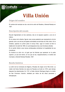 Villa Unión - Gobierno De Coahuila