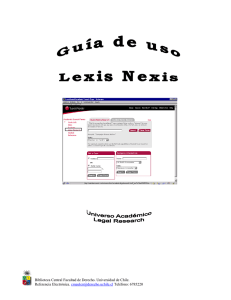 Base de Datos Lexis nexis
