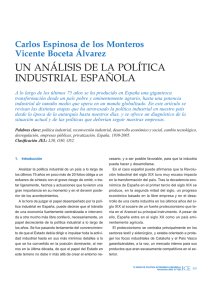 un análisis de la política industrial española