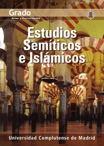 Estudios Semíticos e Islámicos - Universidad Complutense de Madrid