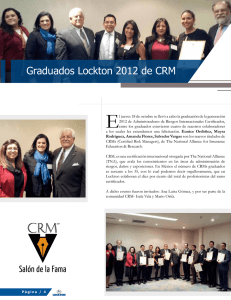 Graduados Lockton 2012 de CRM