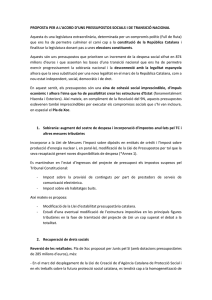 una proposta per tractar amb la CUP