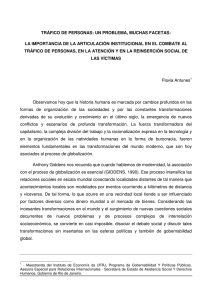 tráfico de personas: un problema, muchas facetas