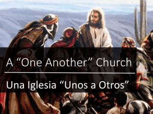 A “One Another” Church - Great Oaks Church of Christ