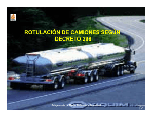 ROTULACIÓN DE CAMIONES SEGÚN DECRETO 298