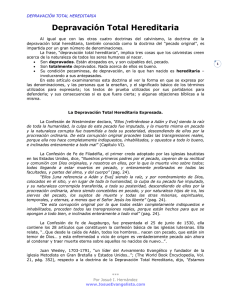 Depravaci&oacute;n Total Hereditaria