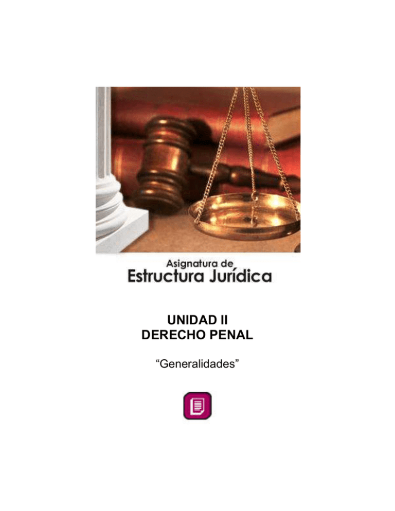 Unidad Ii Derecho Penal 5827