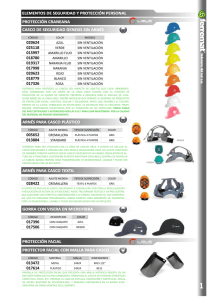 protección craneana 005652 013884 arnés para casco plástico