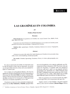 gramíneas - Academia Colombiana de Ciencias Exactas, Físicas y