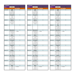 1º Ciclo B. 2º Ciclo B. 3º Ciclo B. DICIEMBRE DICIEMBRE