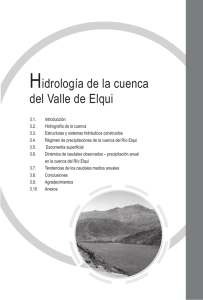 Hidrología de la cuenca del Valle de Elqui