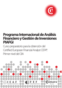 Programa Internacional de Análisis Financiero y Gestión de