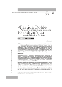 Partida Doble Paradigmfica