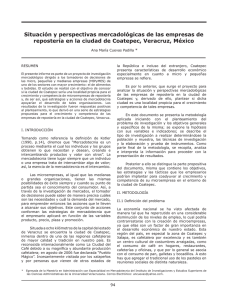 Situación y perspectivas mercadológicas de las empresas de