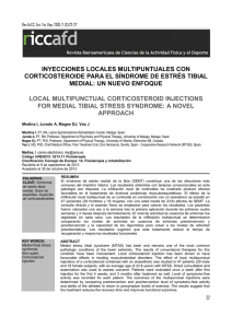 inyecciones locales multipuntuales con corticosteroide
