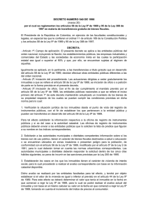 decreto numero 540 de 1998 - Instituto Geográfico Agustín Codazzi