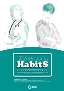 Encuesta HabitS, Hábitos sexuales y uso de anticonceptivos