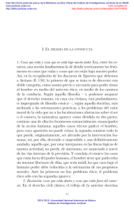 1. Cosas que están y cosas que no están bajo nuestro poder. Era