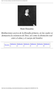 Descartes, René, Meditaciones Metafísicas