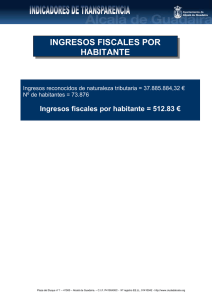 ingreso fiscal por habitante - Ayuntamiento de Alcalá de Guadaíra