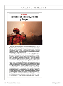 Juras de Bandera Incendios en Valencia, Murcia y Aragón