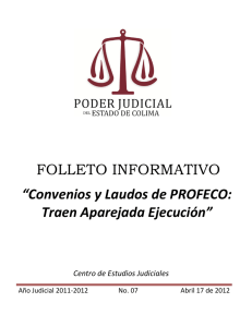07-2012_Convenios Profeco - Poder Judicial del Estado de
