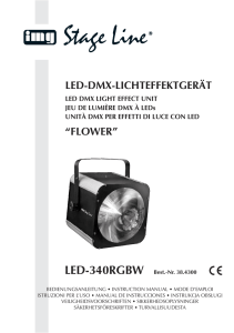 led-dmx-lichteffektgerät “flower”