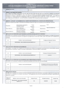 formato n° 17 acta de otorgamiento de buena pro