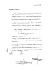 QUE resulta imprescindible, en el caso de la Salud Pública, la