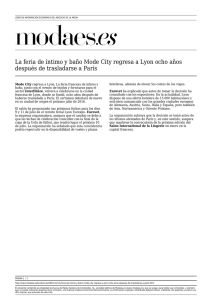 La feria de íntimo y baño Mode City regresa a Lyon
