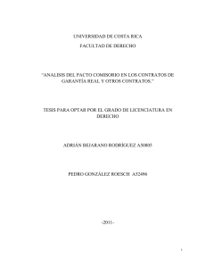 universidad de costa rica facultad de derecho “analisis del pacto