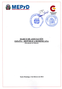 Marco de Asociación País España-República Dominicana
