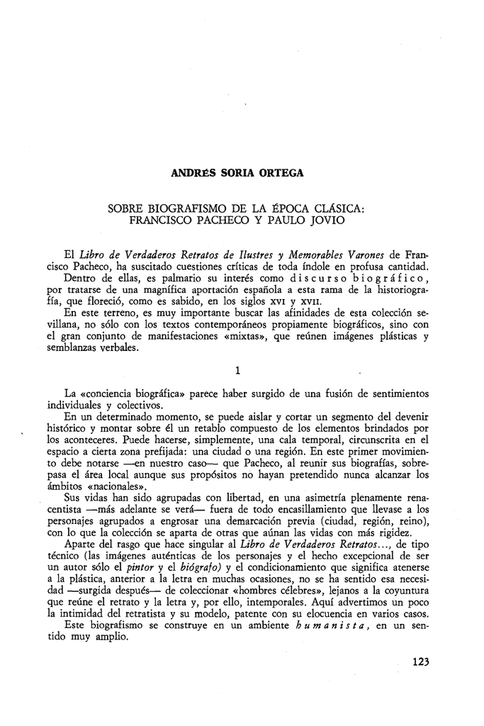 pdf Sobre biografismo de la época clásica Francisco