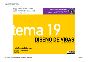 Tema 19 - Diseño de vigas - RUA