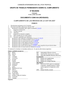 COM-9-04 Informe cumplimiento 2007