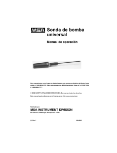 Sonda de bomba universal Manual de operacion 10046203spa