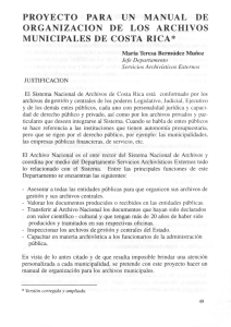 proyecto para un manual de organizacion de los archivos