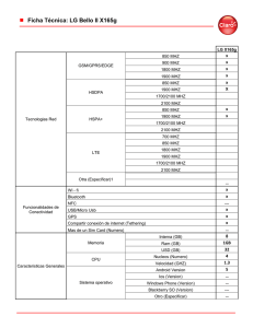 Ficha Técnica: LG Bello II X165g