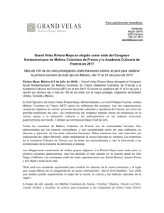 Grand Velas Riviera Maya es elegido como sede del Congreso