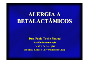 alergia a PNC y otros betalactámicos
