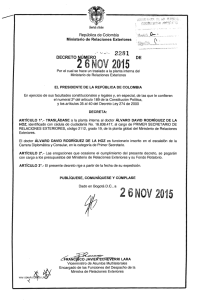 decreto 2281 del 26 de noviembre de 2015