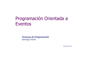 Programación Orientada a Eventos