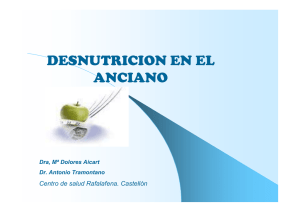 DESNUTRICION EN EL ANCIANO