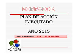 Plan de acción ejecutado 2015