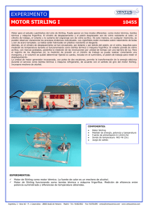 motor stirling i experimento - Ventus Ciencia Experimental